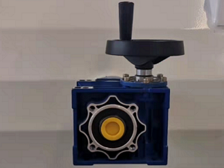 手搖蝸輪蝸桿減速機是什么樣子？